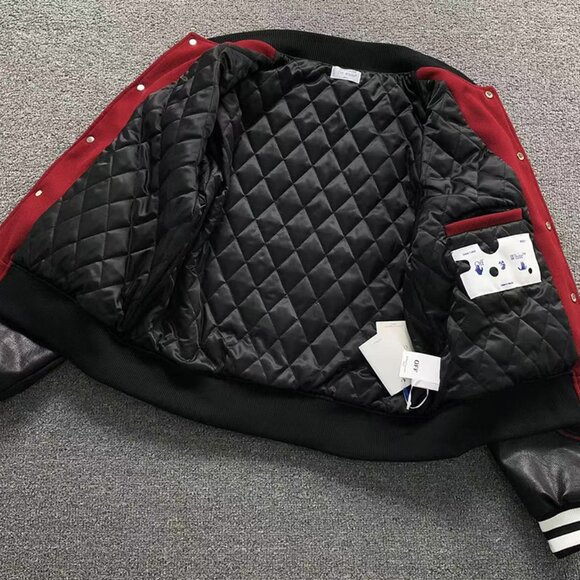 Off-White x A.C. Milan Varsity Jacket - Picture 15 of 15